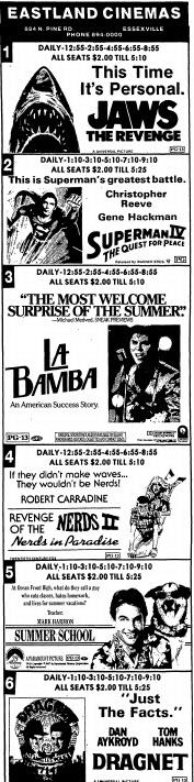 Eastland Twin Theatres - July 25 1987